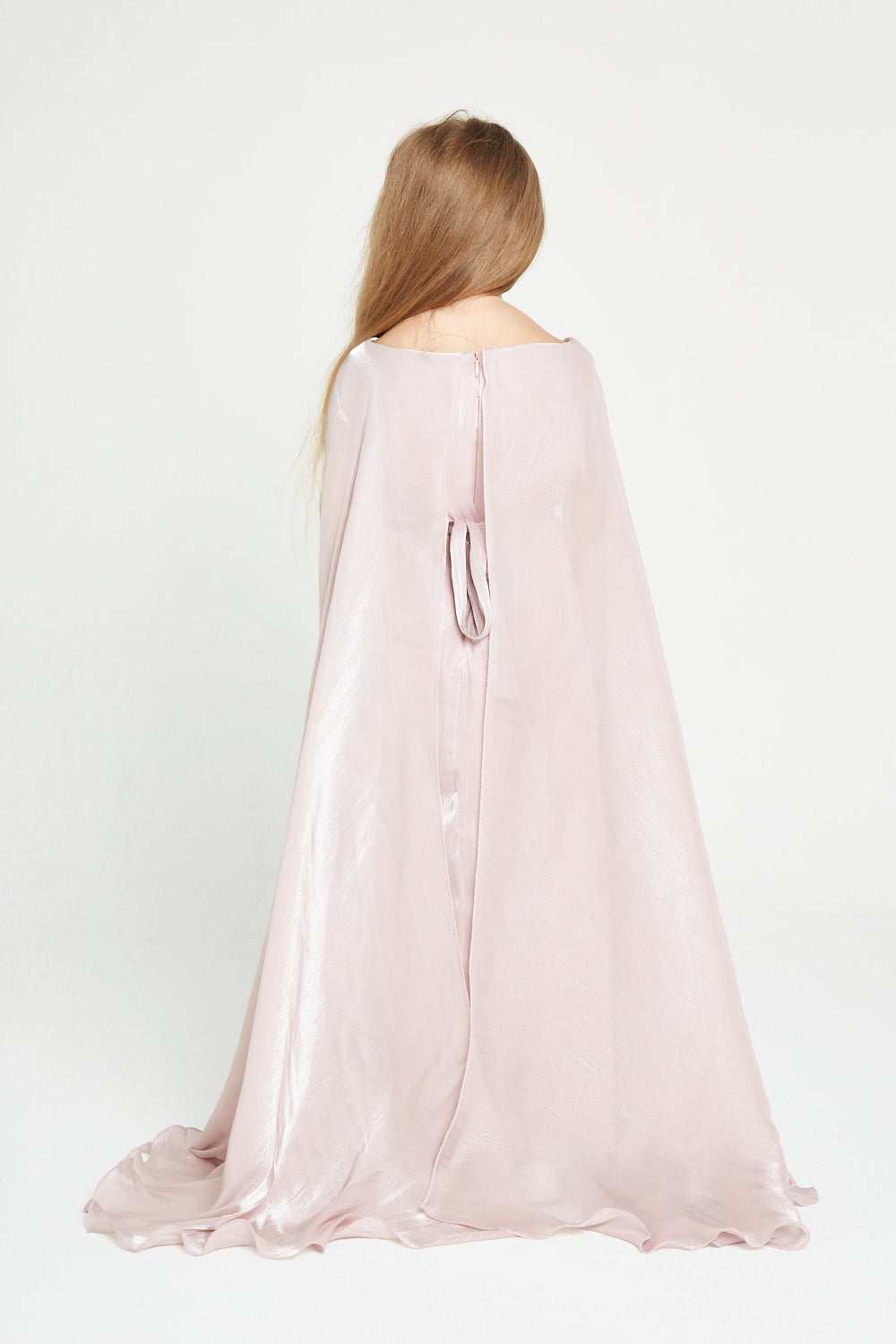 Sequin Cape Gown