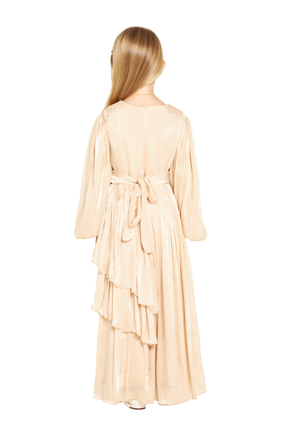 Elegant Pleated Organza Dream Dress