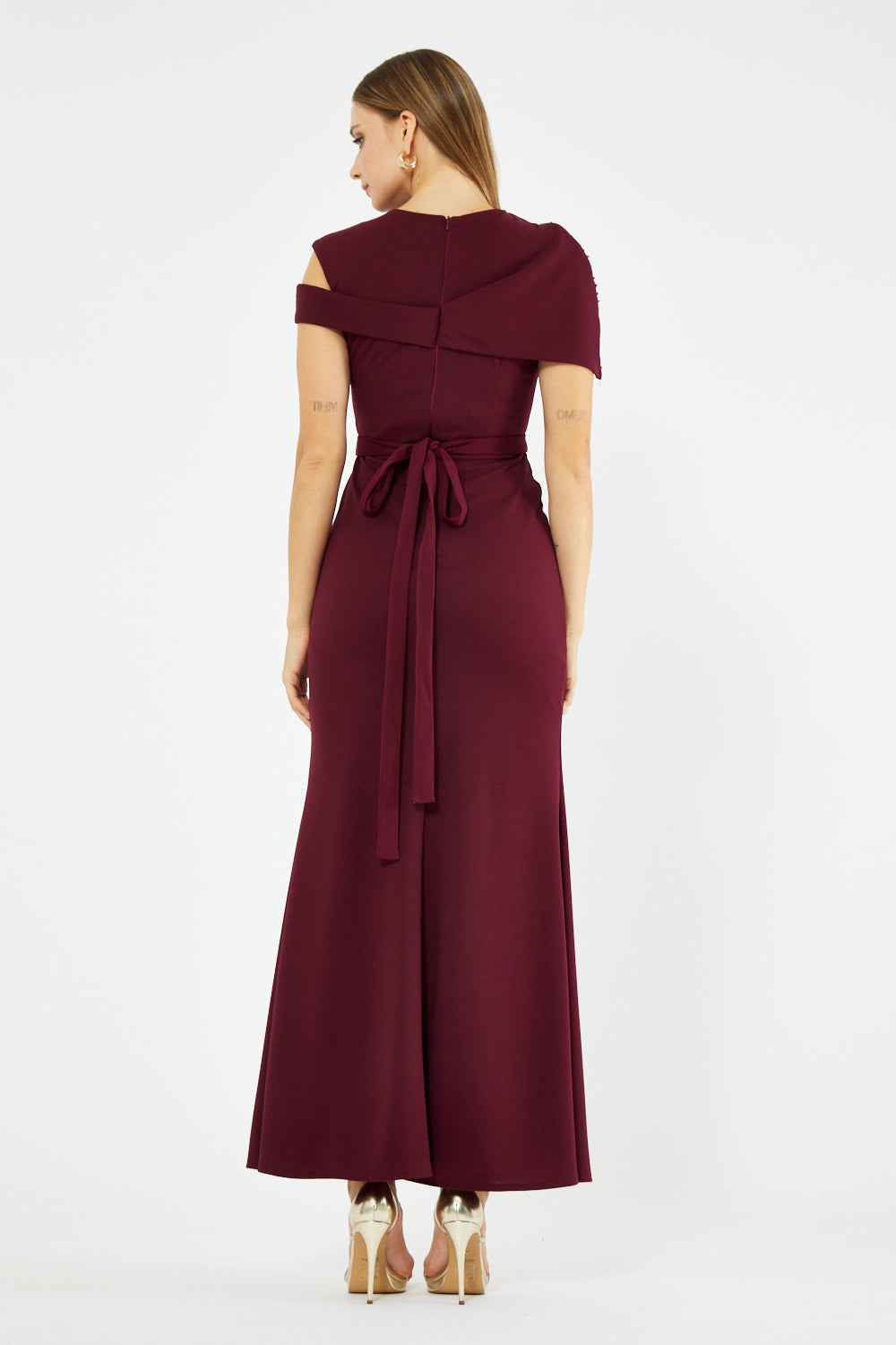 Seren One-Shoulder Grace Gown