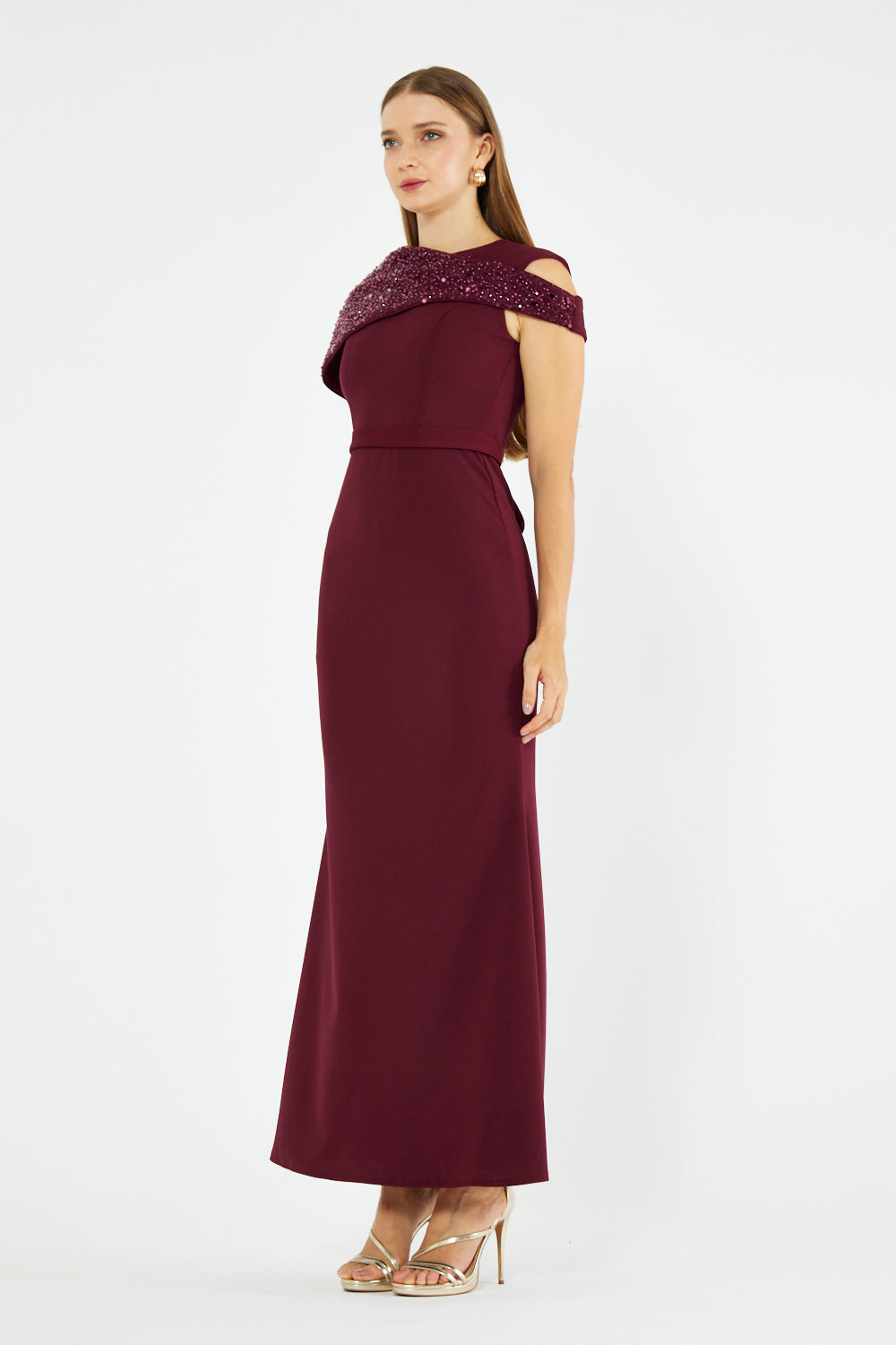 Seren One-Shoulder Grace Gown