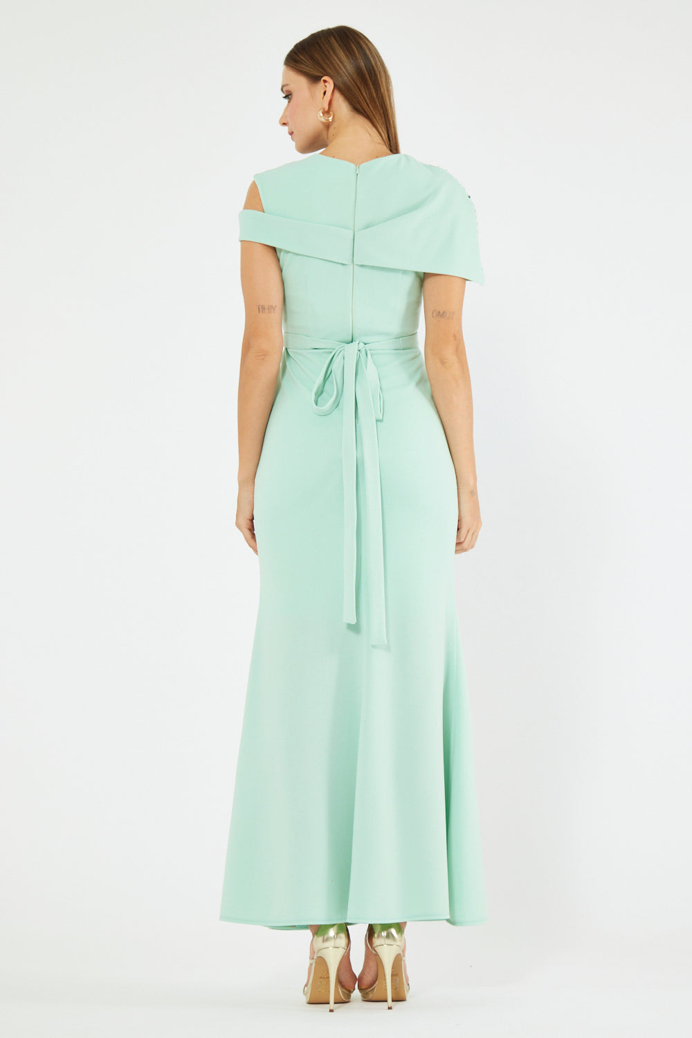 Seren One-Shoulder Grace Gown