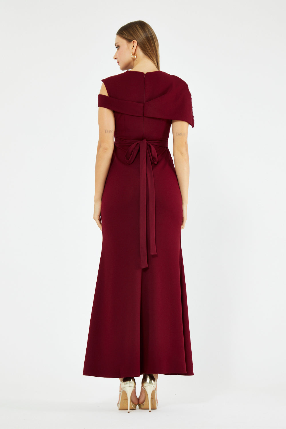 Seren One-Shoulder Grace Gown