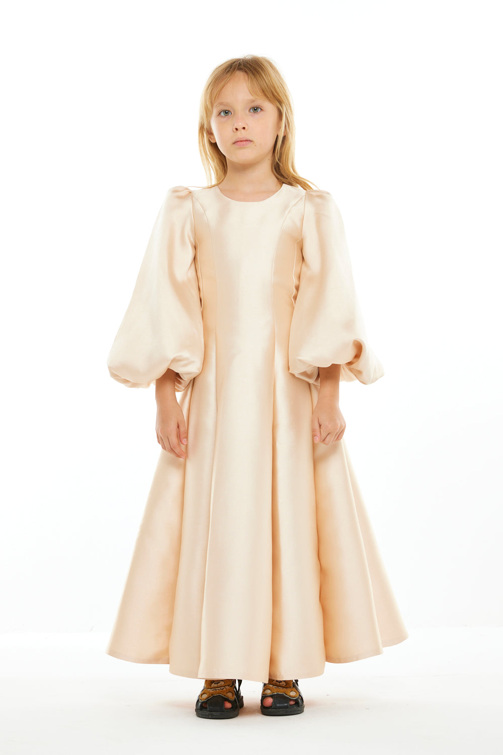 Couture Balloon Sleeve Dress
