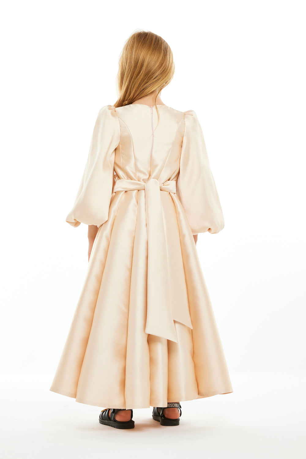 Couture Balloon Sleeve Dress