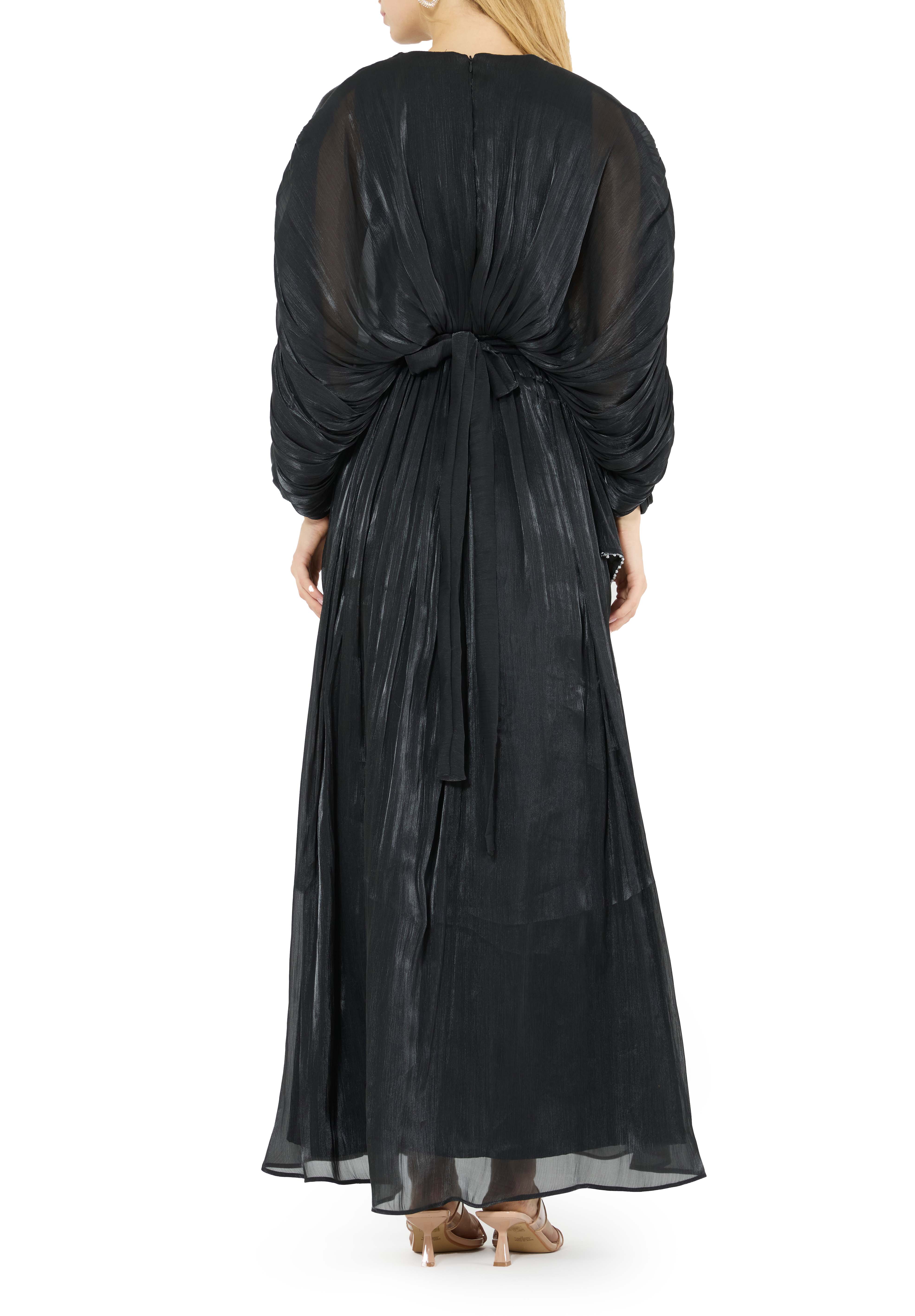 Beautiful Asymmetrical Silk Long Dress