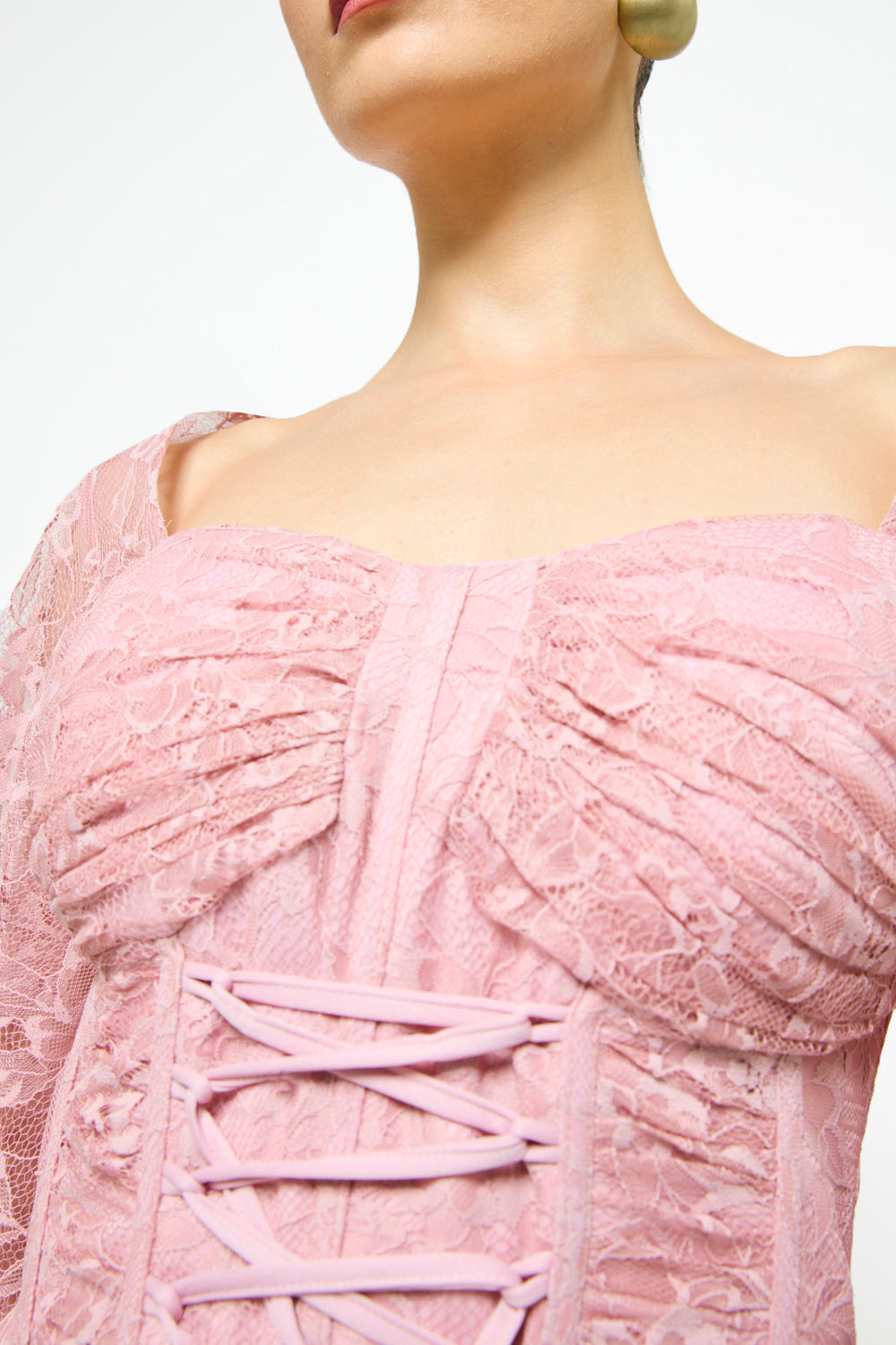 Enchanted Lace Corset Gown
