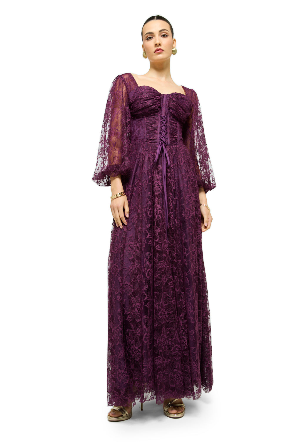 Enchanted Lace Corset Gown