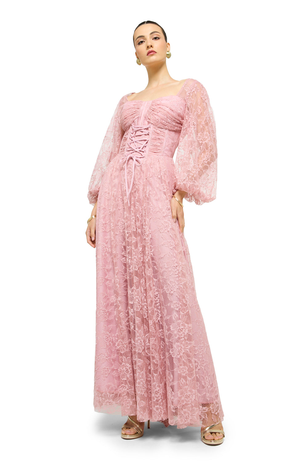 Enchanted Lace Corset Gown