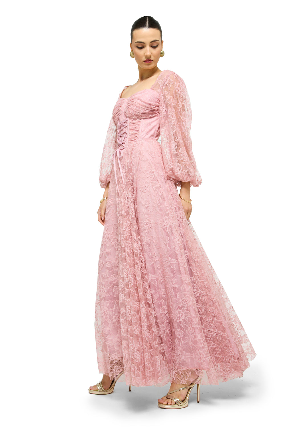 Enchanted Lace Corset Gown