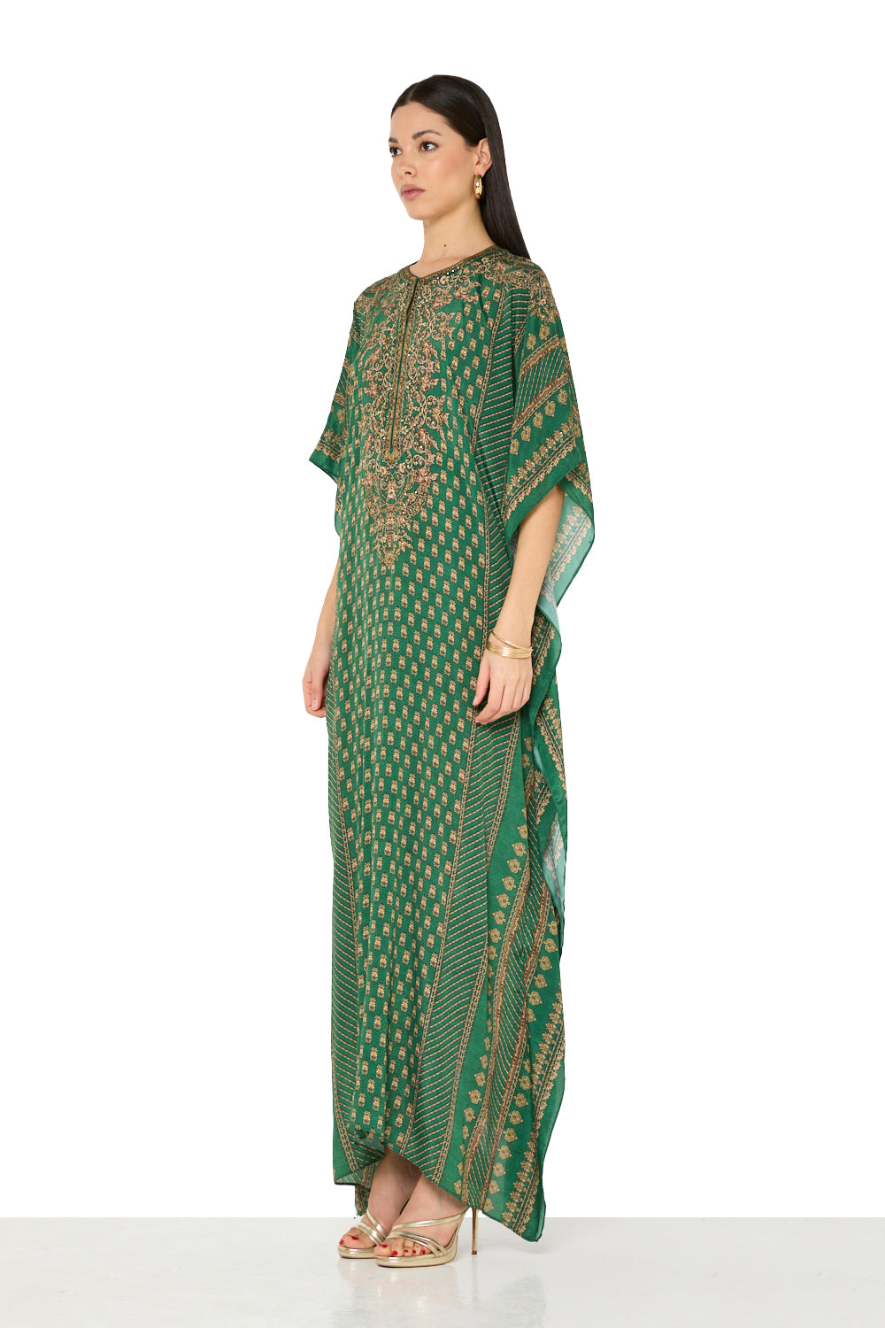 Heritage Buti Fluid Flow Kaftan