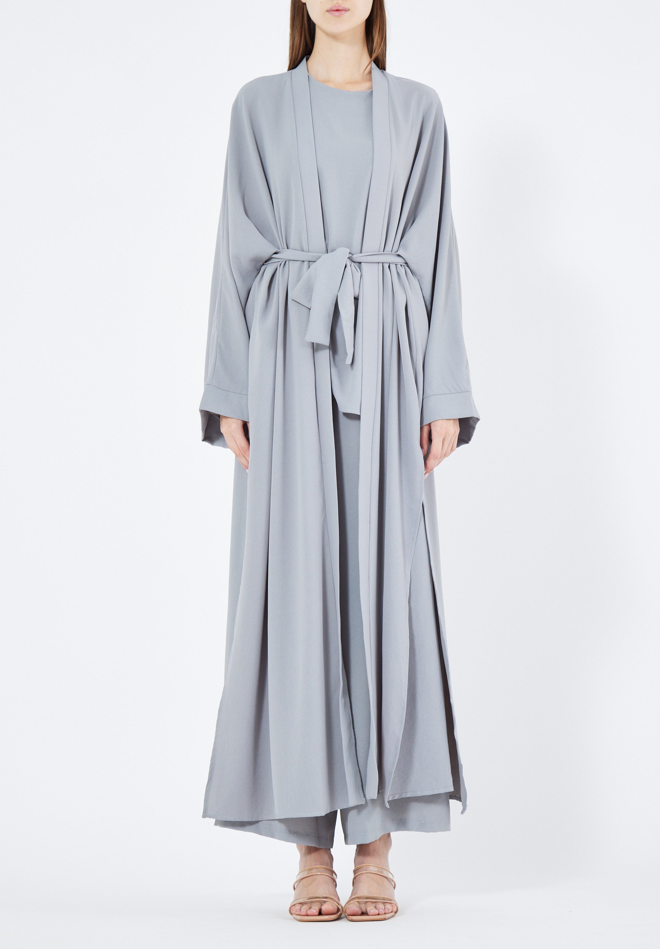 Stylish Loose fitted Jalabiya With Flared Pant