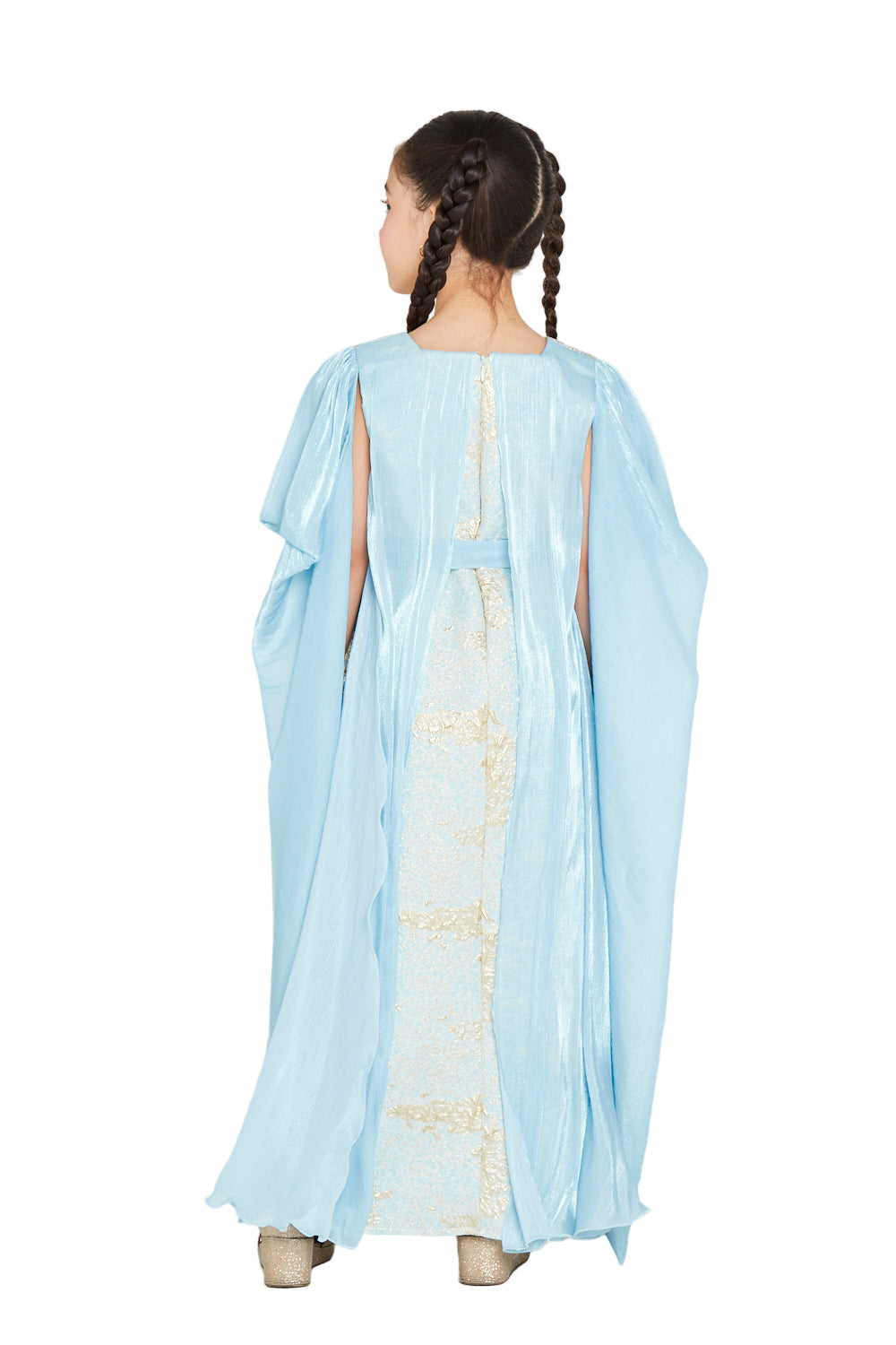 Puff Sleeve Jacquard Dress