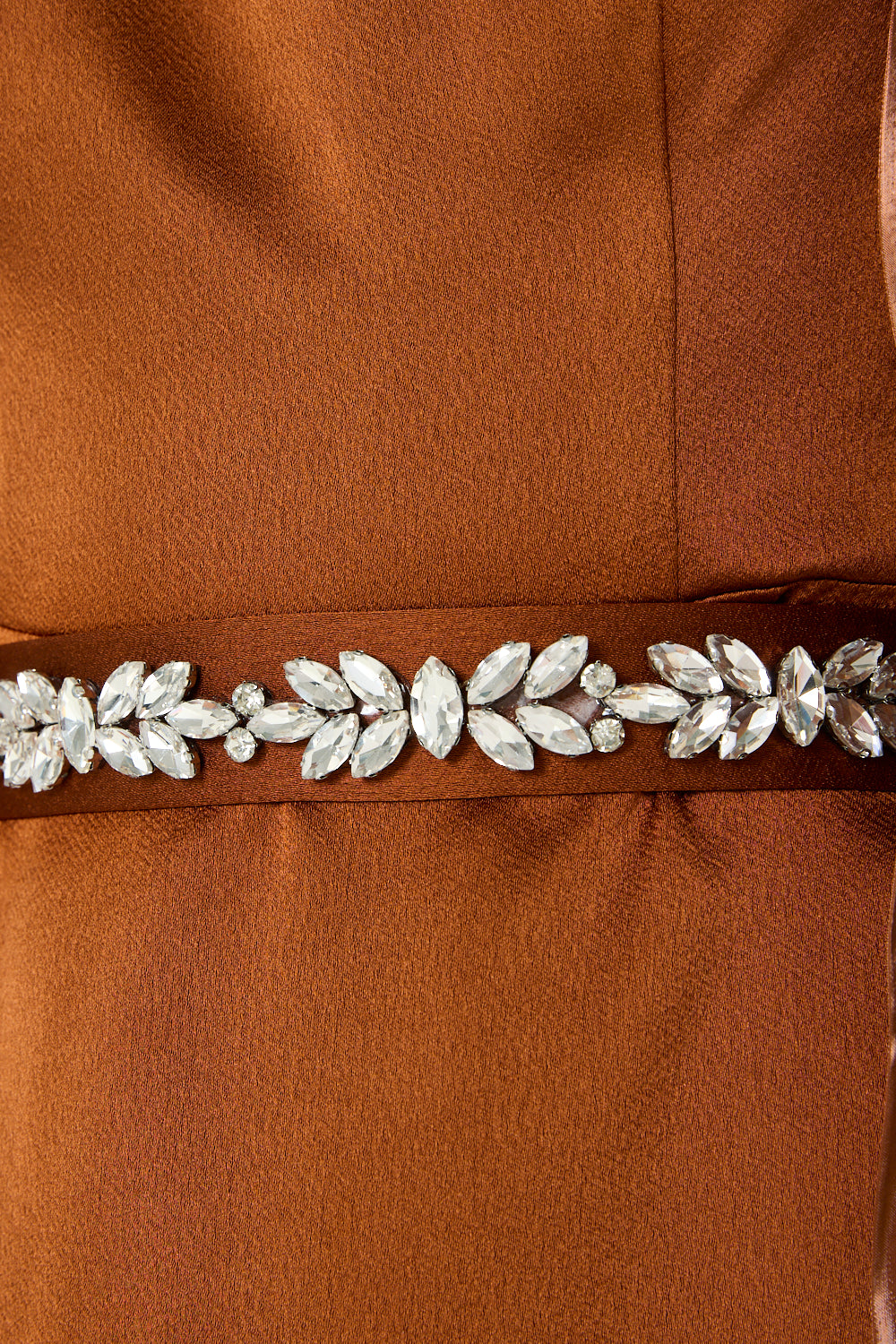 Embellished Crystal-Trim Cape Dress