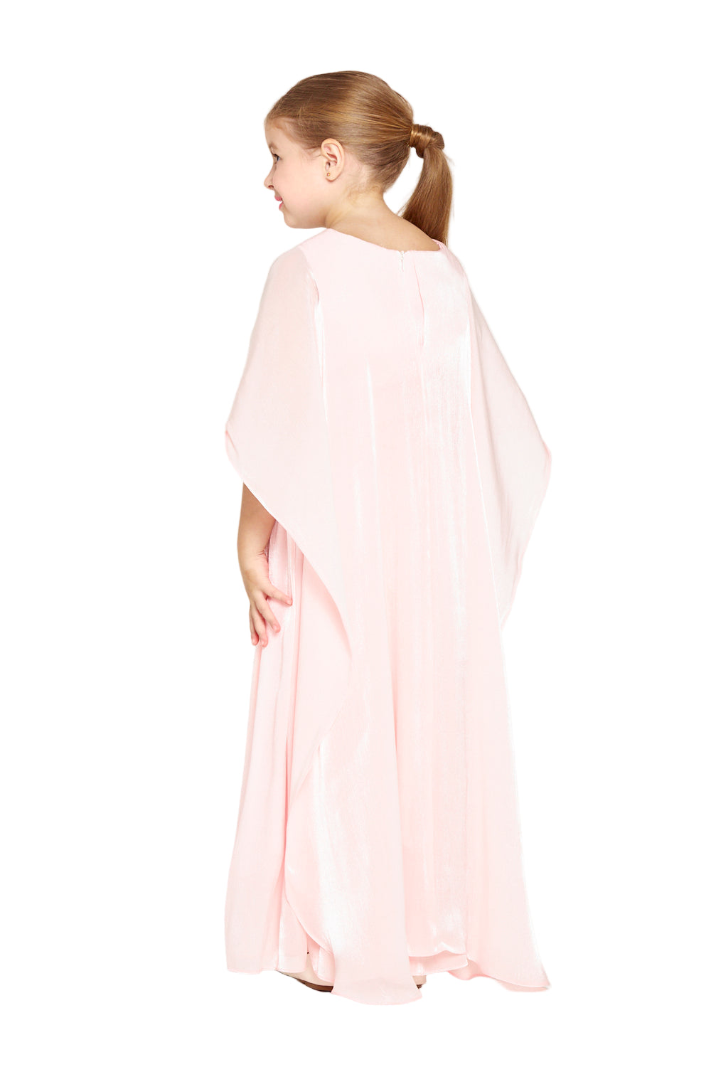 Sheer Overlay Party Gown