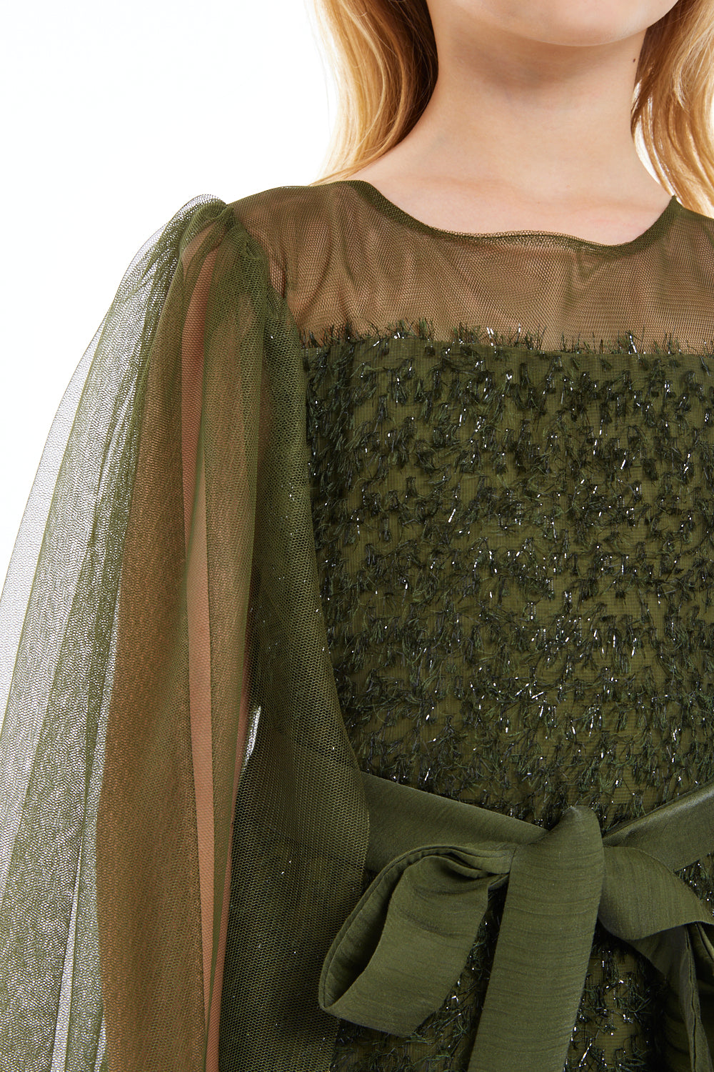Sheer Cape Lace Occasion Gown