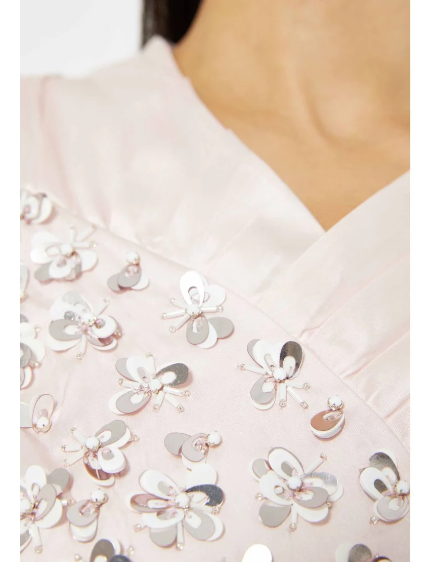 Wide & Flowy  Radiant Bloom Gown