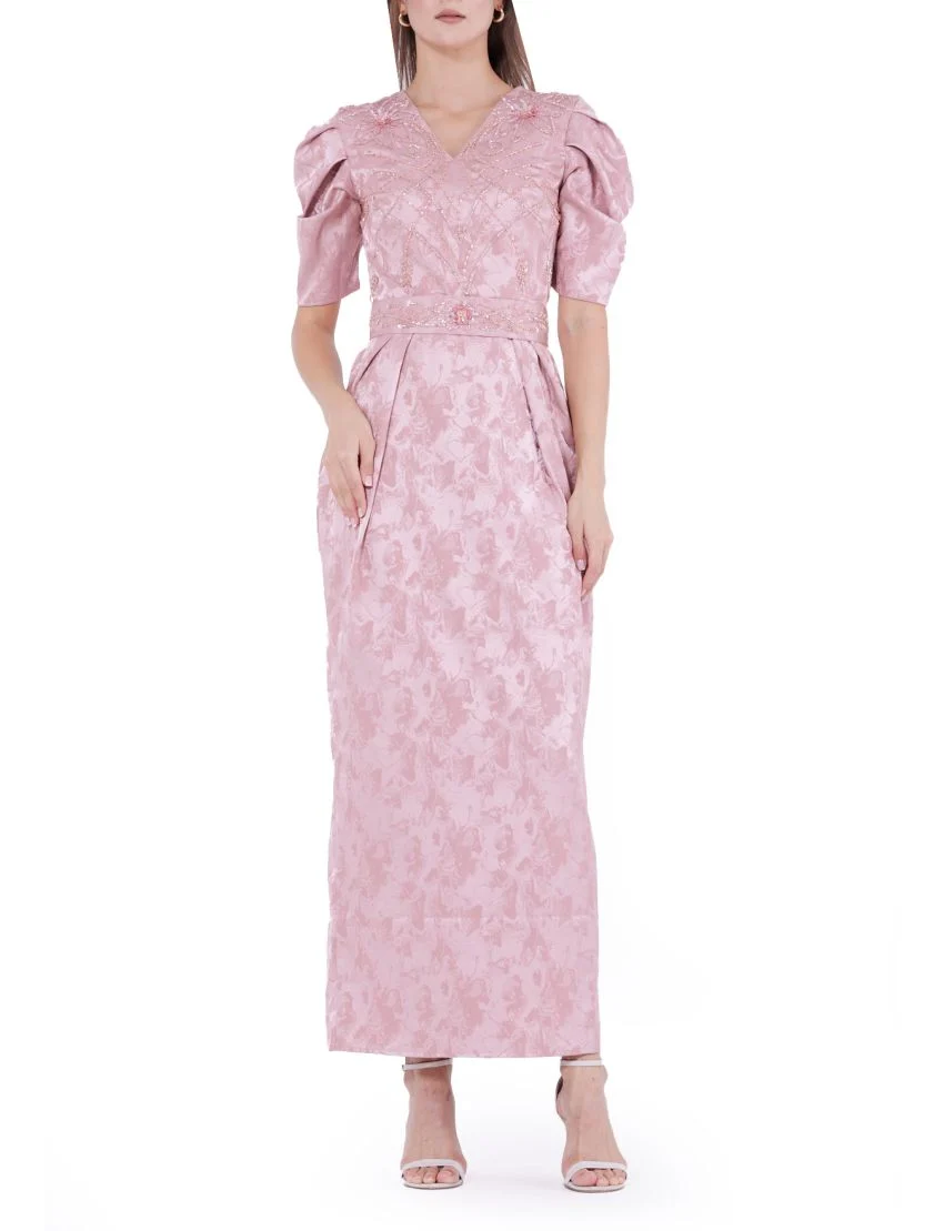 Radiant Beaded Embellished Gown