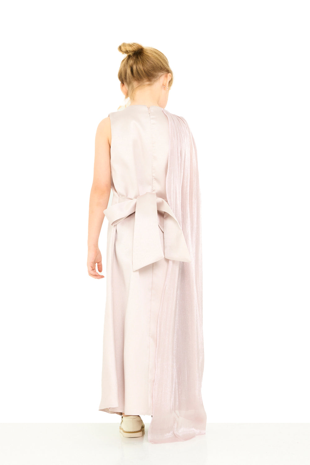 One Shoulder Drape Panel Dress