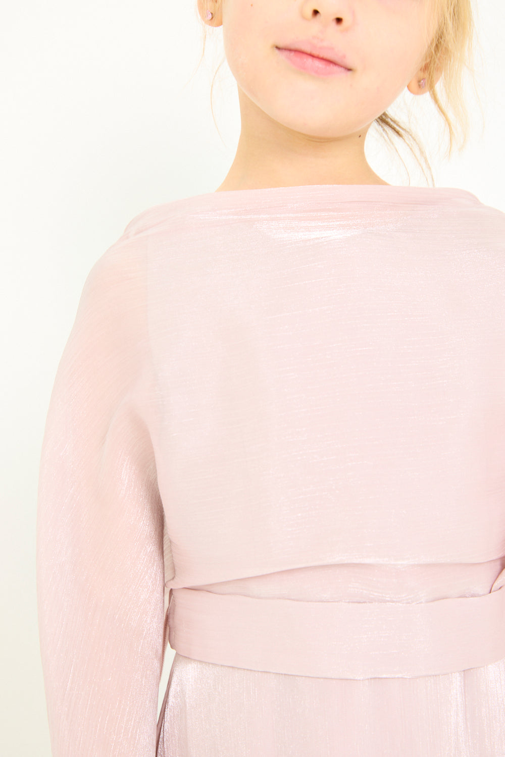 Cape Sleeve Flow Dress