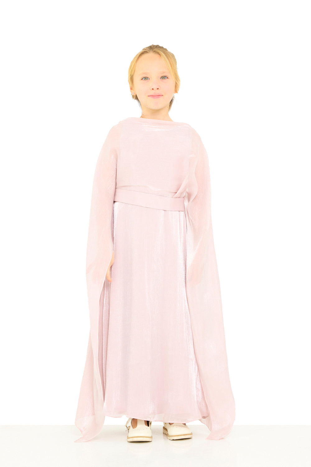 Cape Sleeve Flow Dress