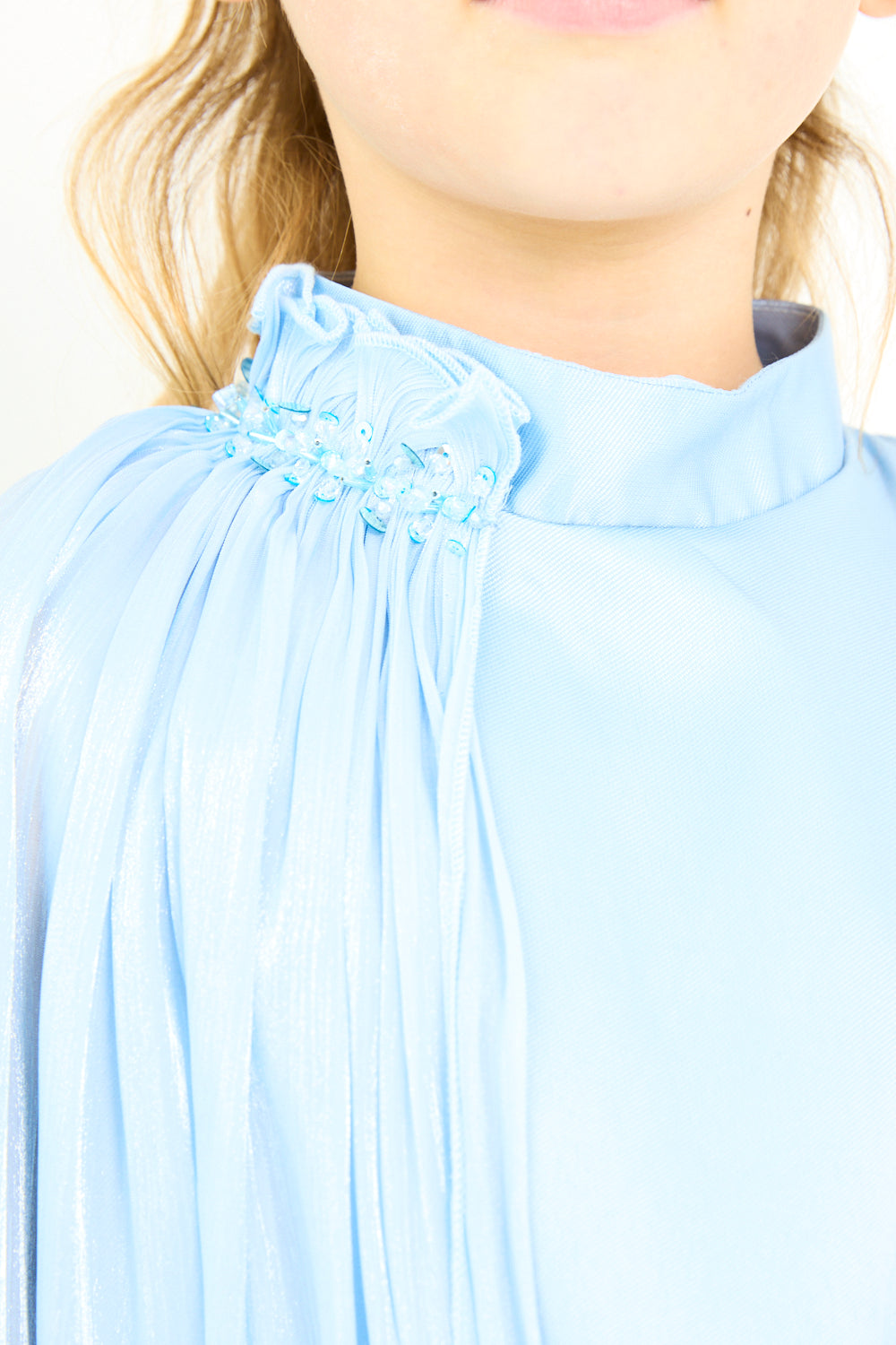 Cape Drape Column Dress