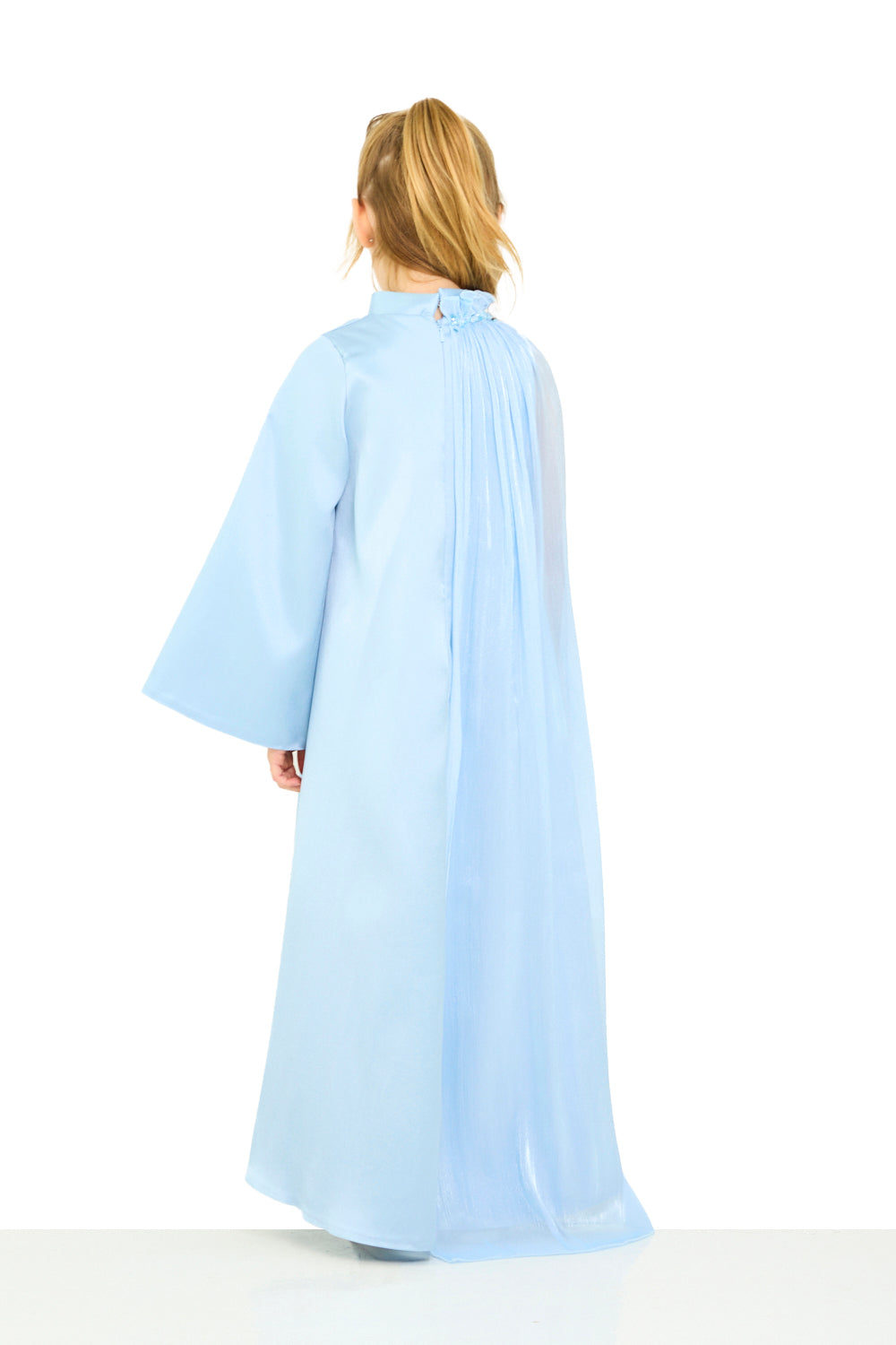 Cape Drape Column Dress