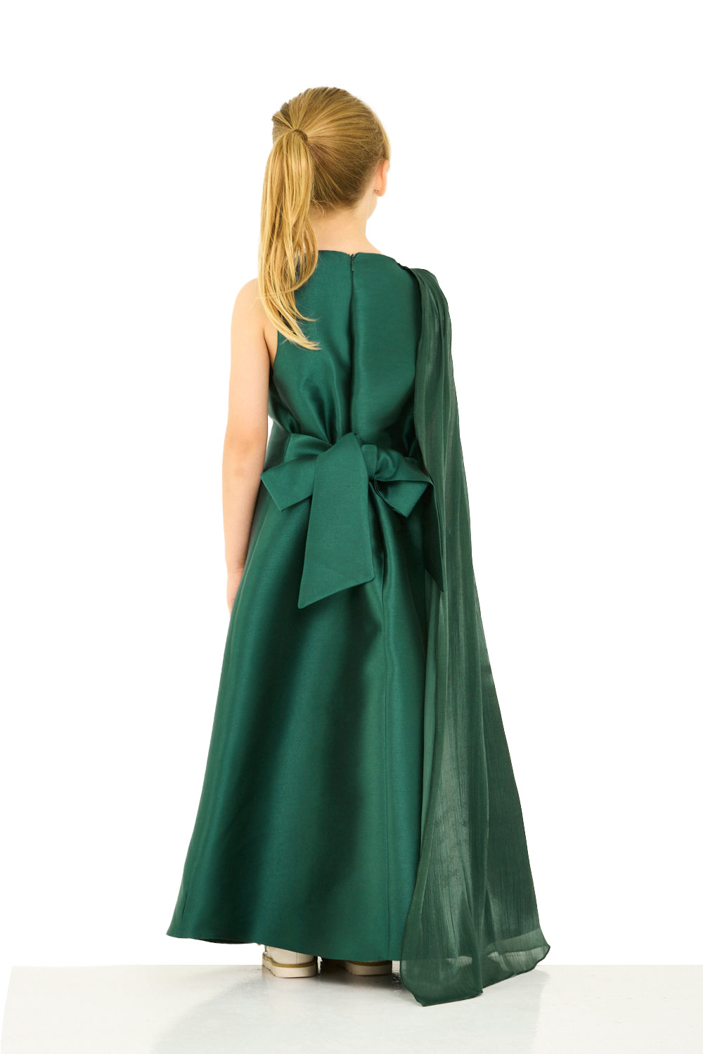 One Shoulder Drape Panel Dress