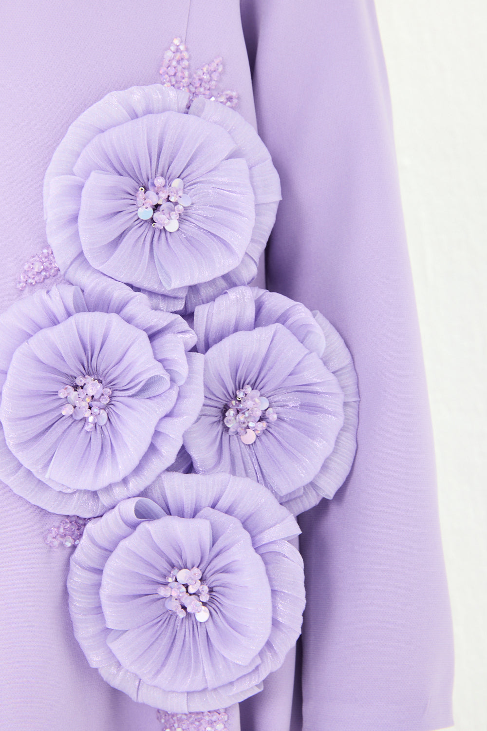 Floral Cluster Panel Dress