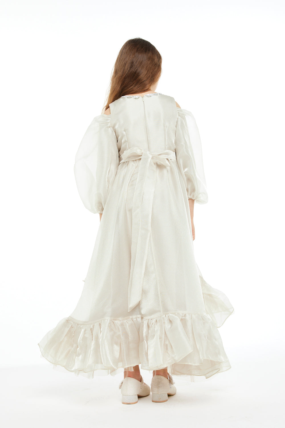 Little Charm Balloon Sleeve Dress